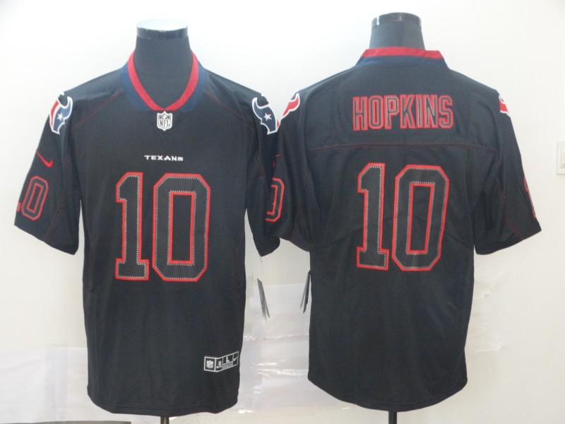 Men's Houston Texans DeAndre Hopkins #10 Black Jersey